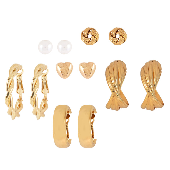 Glam in Gold Earring Set