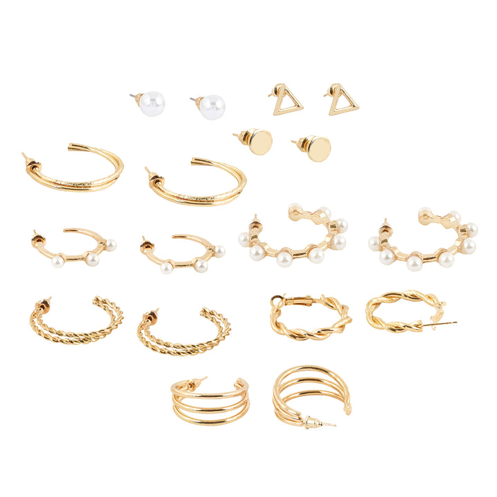 All About Hoops Gold Earring Set