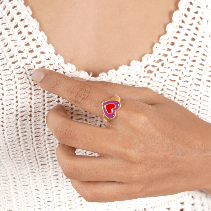 Ellery Purple Heart Ring