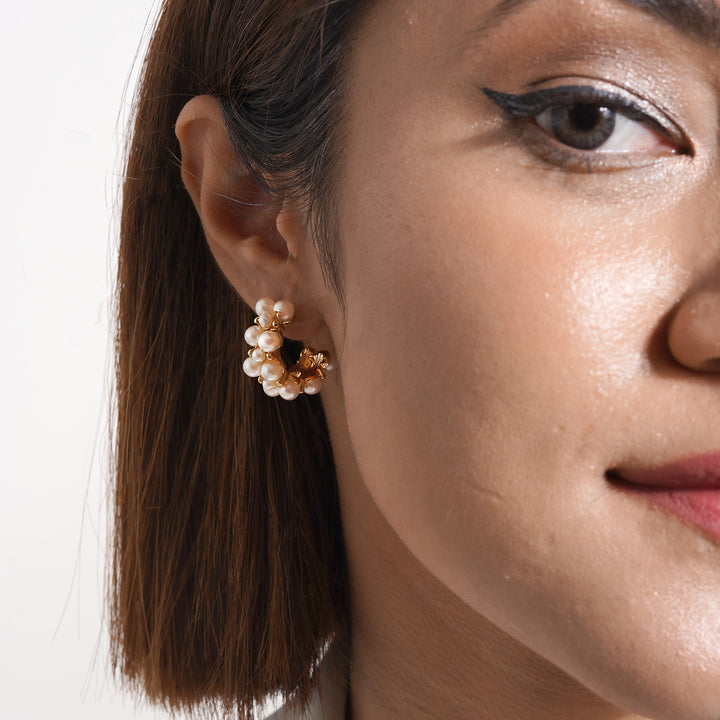 Tasha Tassle Hoop Stud Combo Earring Set