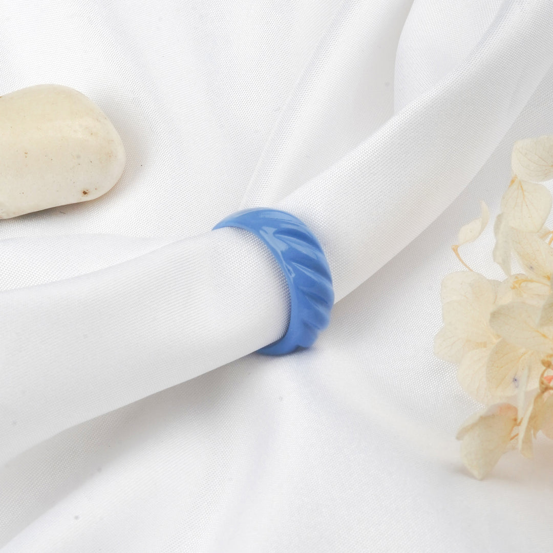 Blue Truffle Croissant Ring