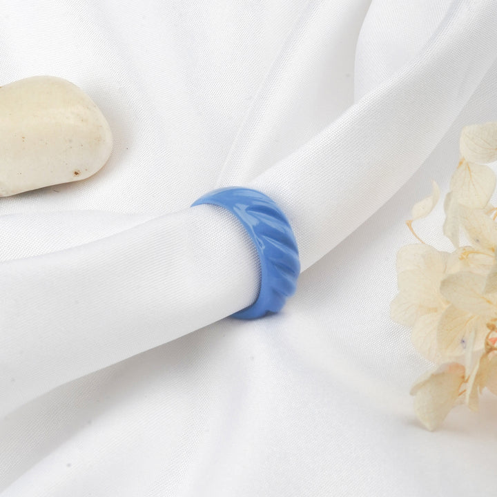 Blue Truffle Croissant Ring