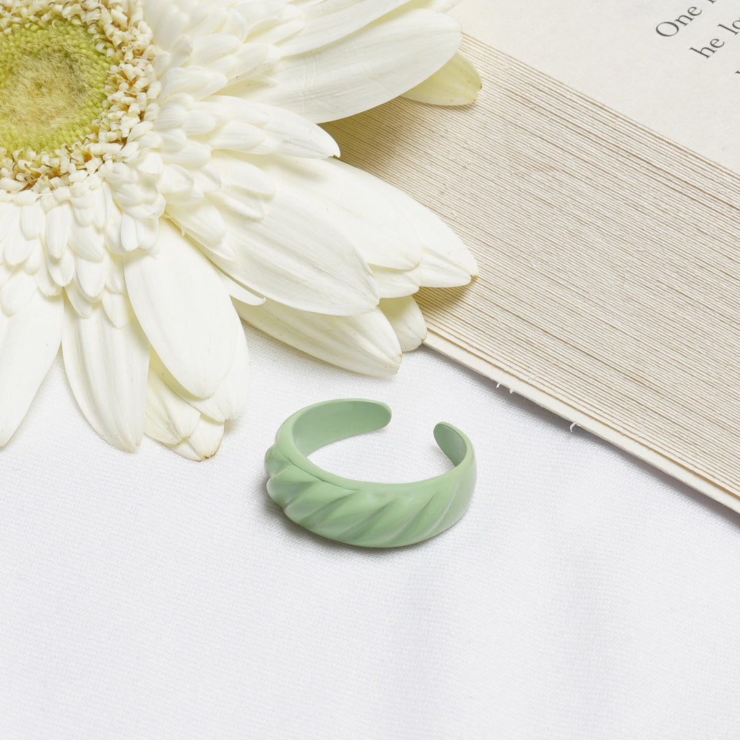 Green Truffle Croissant Ring