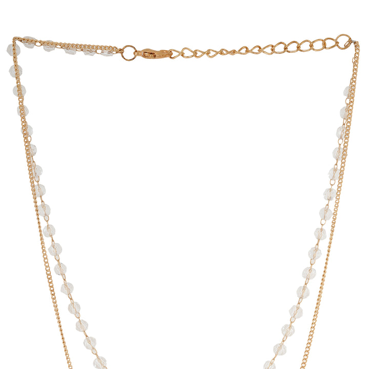 Beaded Wing Layered Necklace