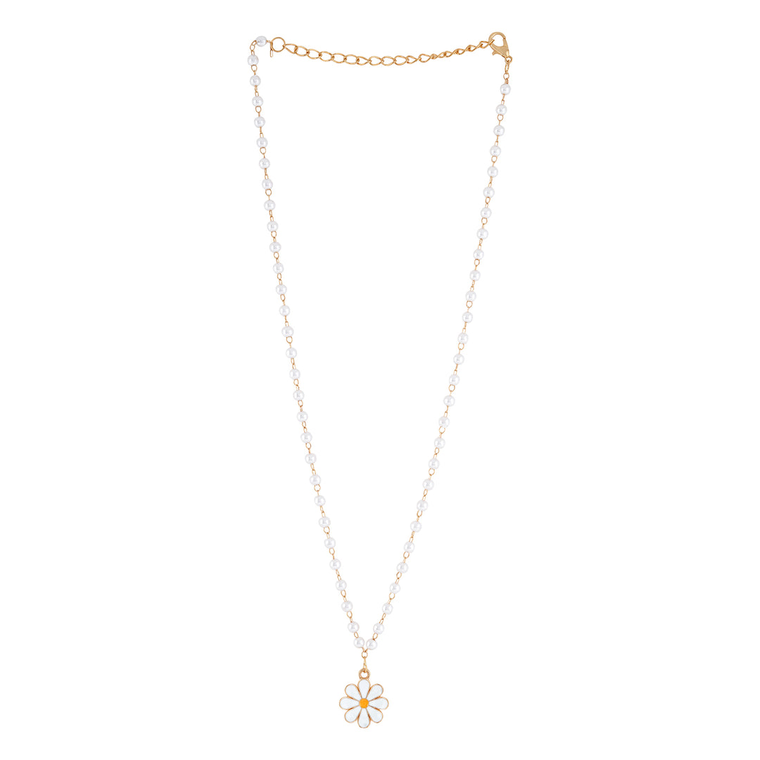 ☆人気☆【MONDAY EDITION】☆DAISY AND PEARL NECKLAC.E☆ ☆人気☆【MONDAY EDITION】☆DAISY AND PEARL NECKLAC.E