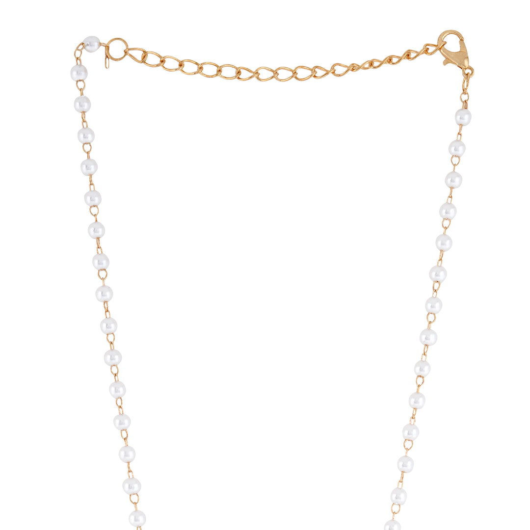 Joker & Witch Vega Daisy Pearl Necklace For Women