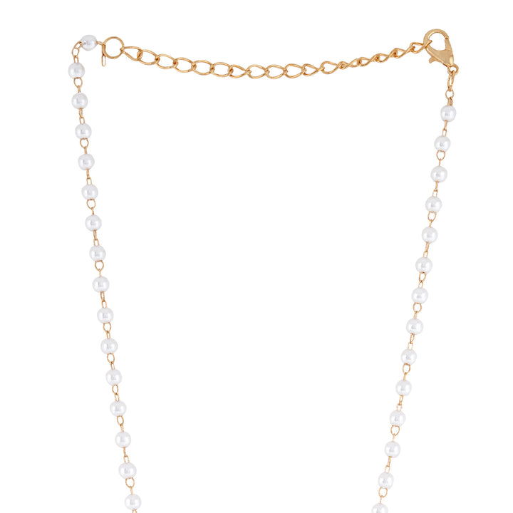 ◆VINTAGE HOLLYWOOD◆ Mini Daisy Pearl Necklace VH24NNNE172M Necklaces– Daisy Exclusive