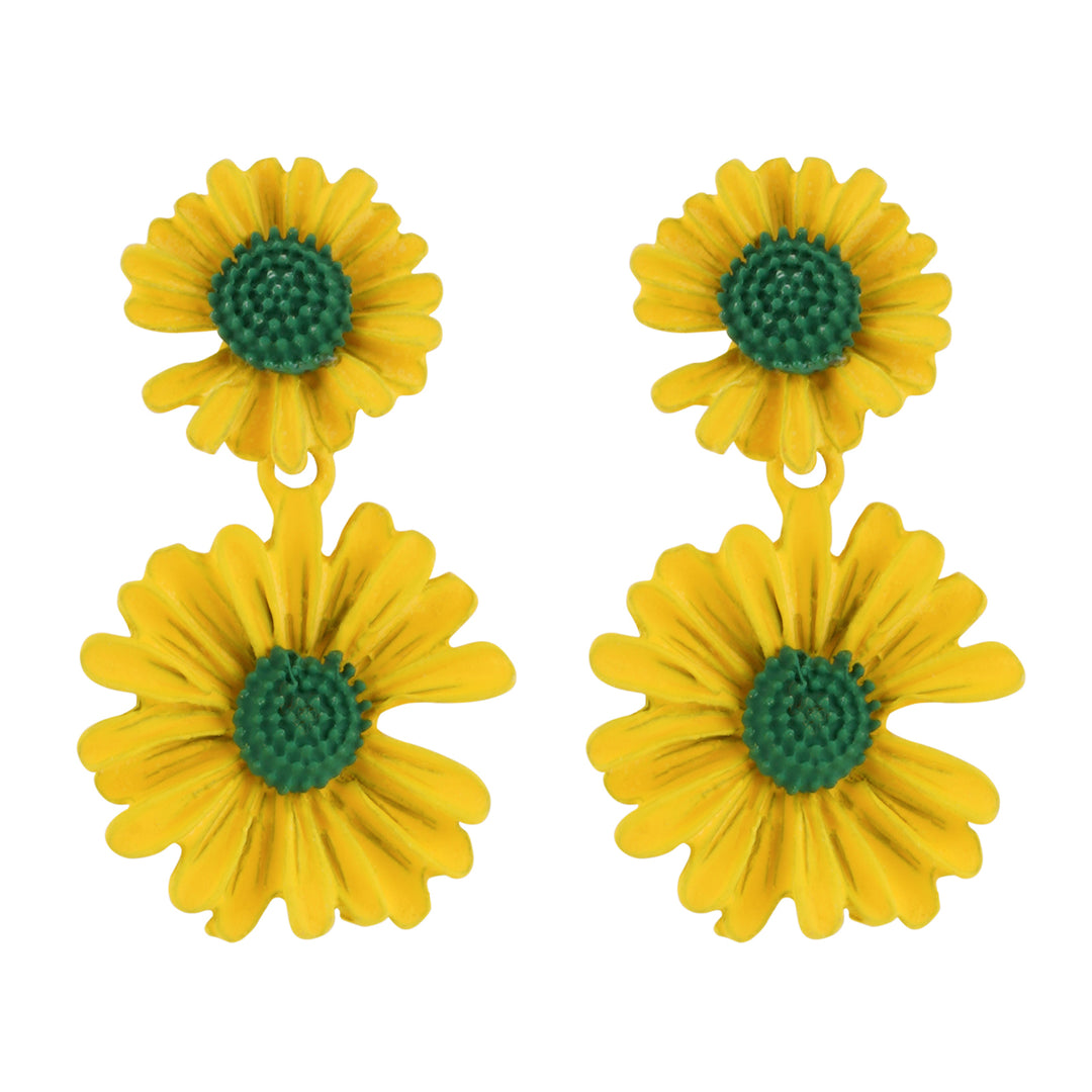 Maci Yellow Petal Floral Earring