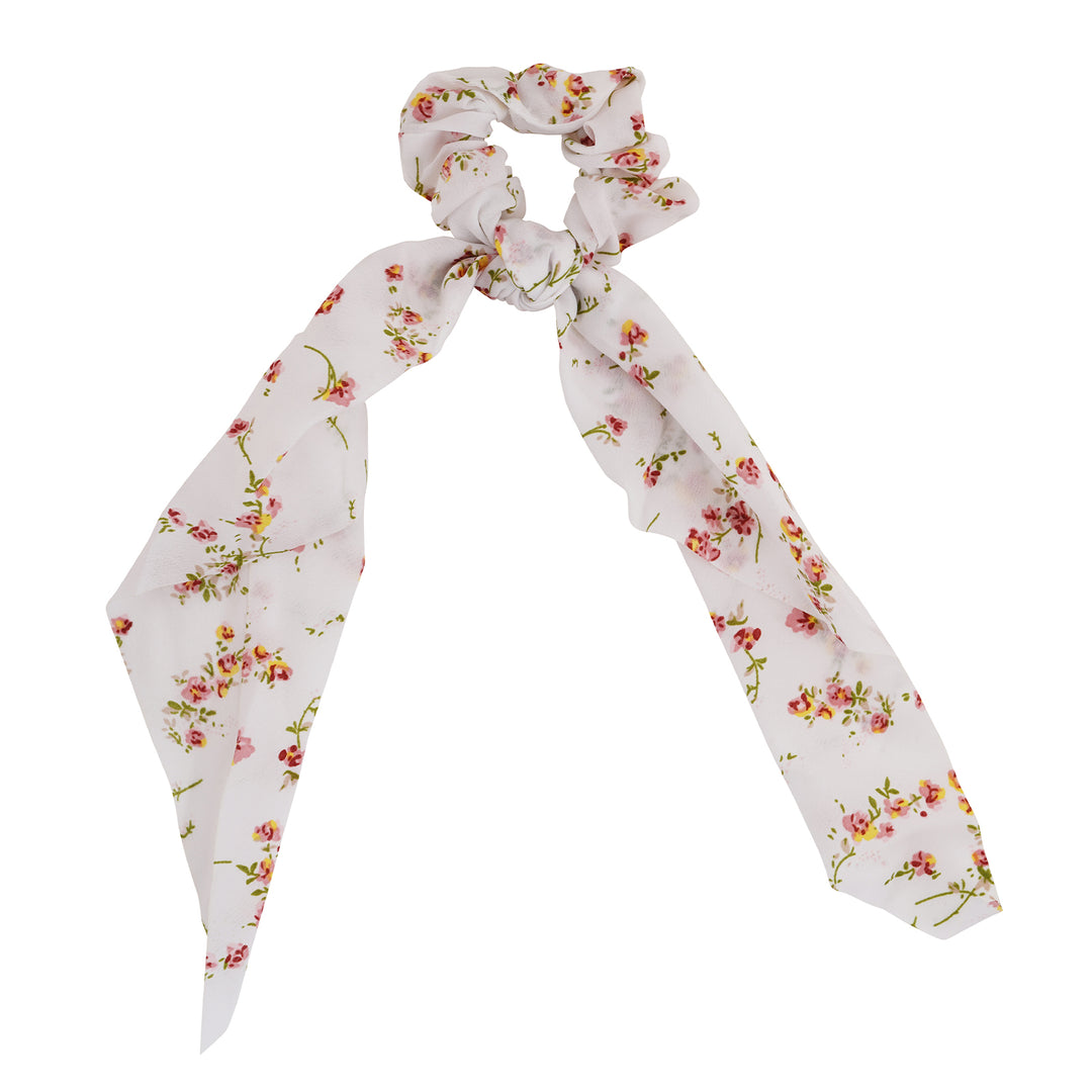 Callan Floral Scarf Scrunchie