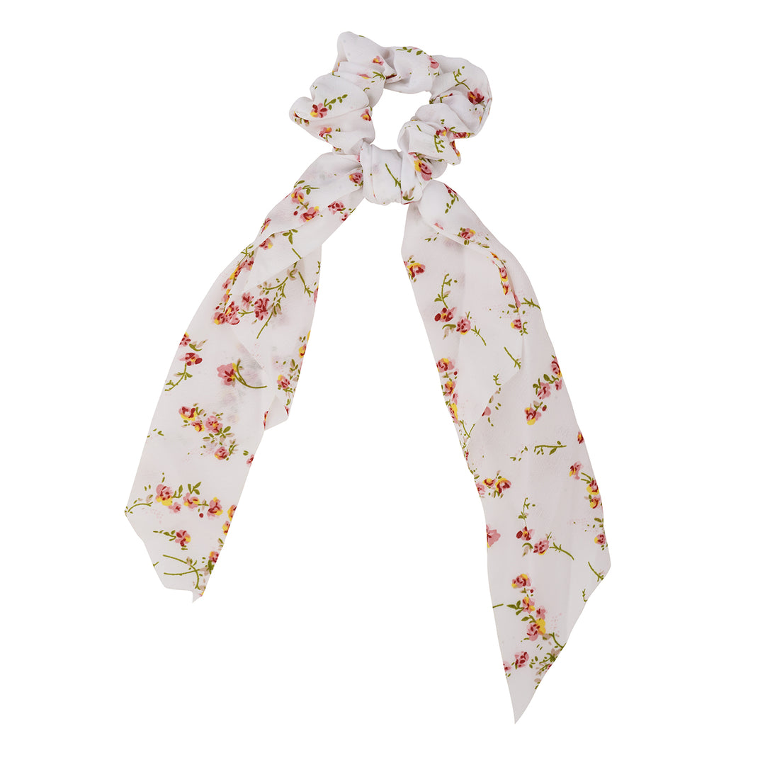Callan Floral Scarf Scrunchie