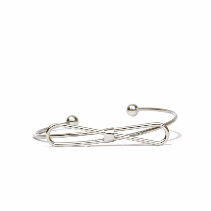 Metallic Bow Watch Bracelet Stack