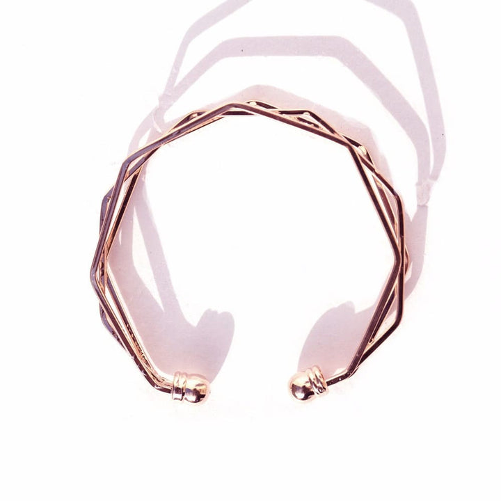 Hexagon Rosegold Bracelet - Joker & Witch