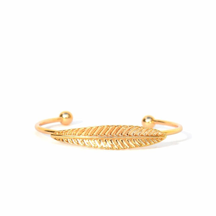 Single Leaf Gold Bracelet - Joker & Witch