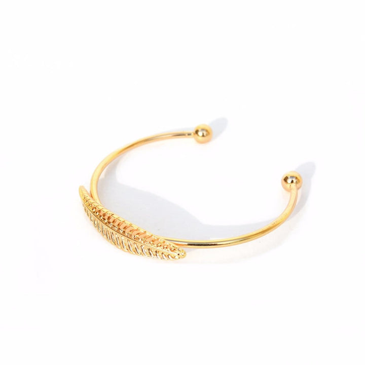 Single Leaf Gold Bracelet - Joker & Witch