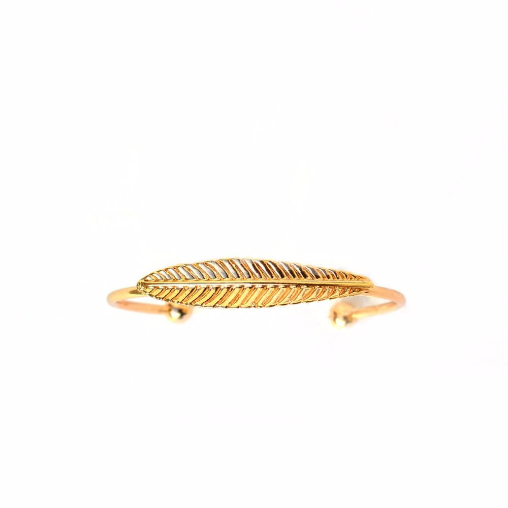 Single Leaf Gold Bracelet - Joker & Witch