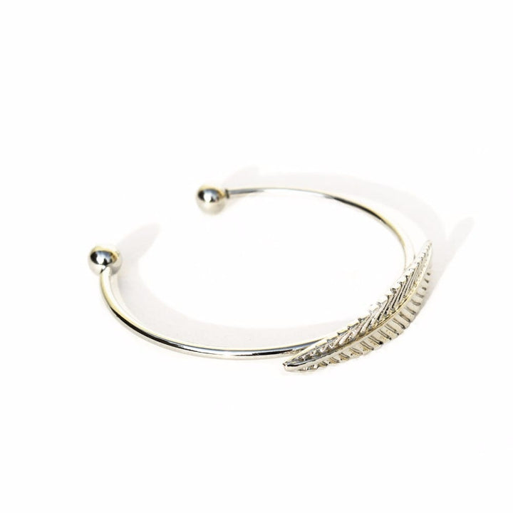 Single Leaf Silver Bracelet - Joker & Witch