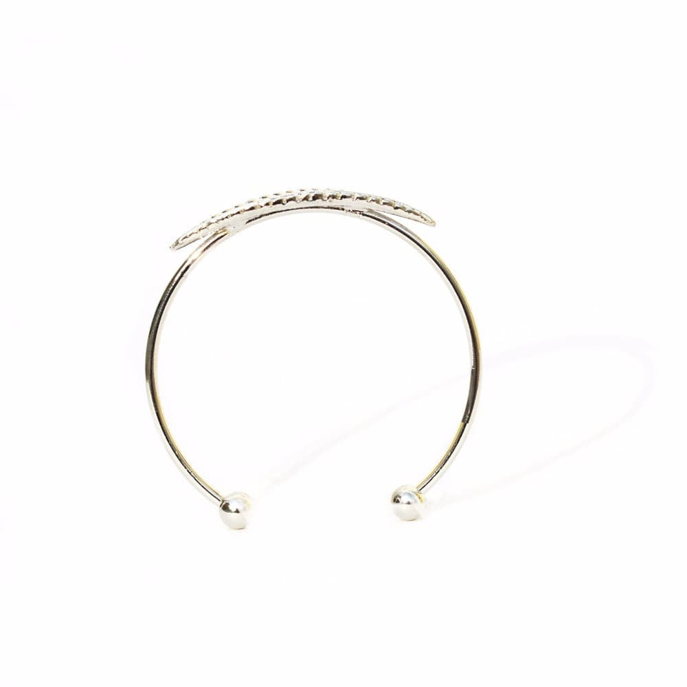 Single Leaf Silver Bracelet - Joker & Witch