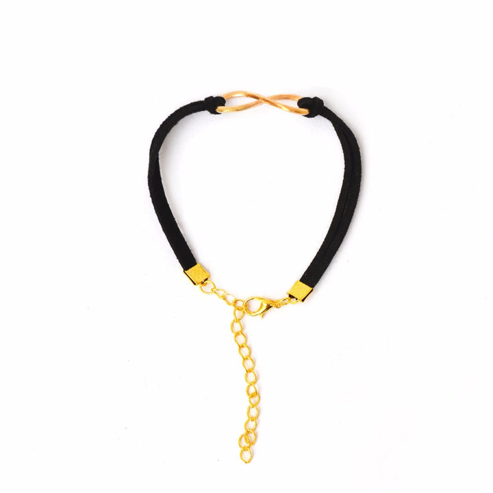 Noir Black and Rosegold Watch Bracelet Stack - Joker & Witch