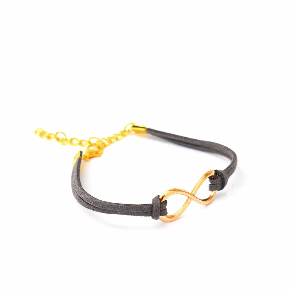 Grey Infinity Bracelet - Joker & Witch
