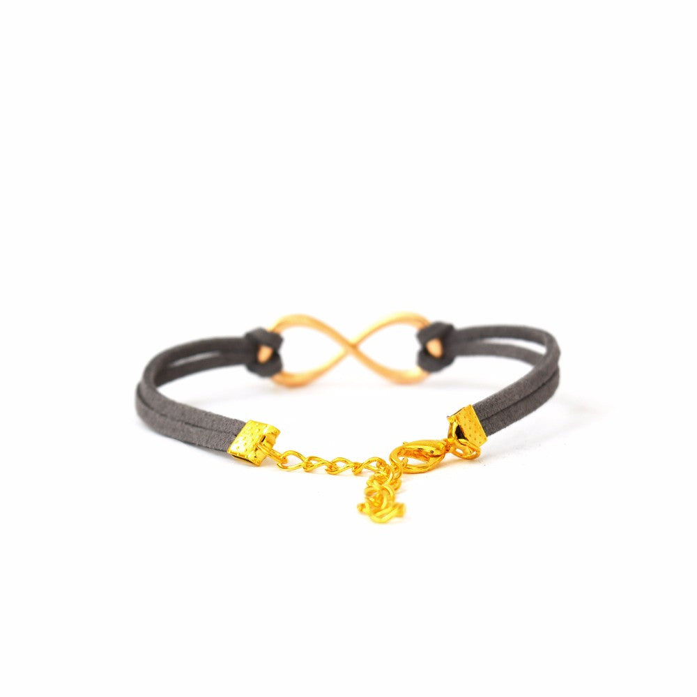 Grey Infinity Bracelet - Joker & Witch