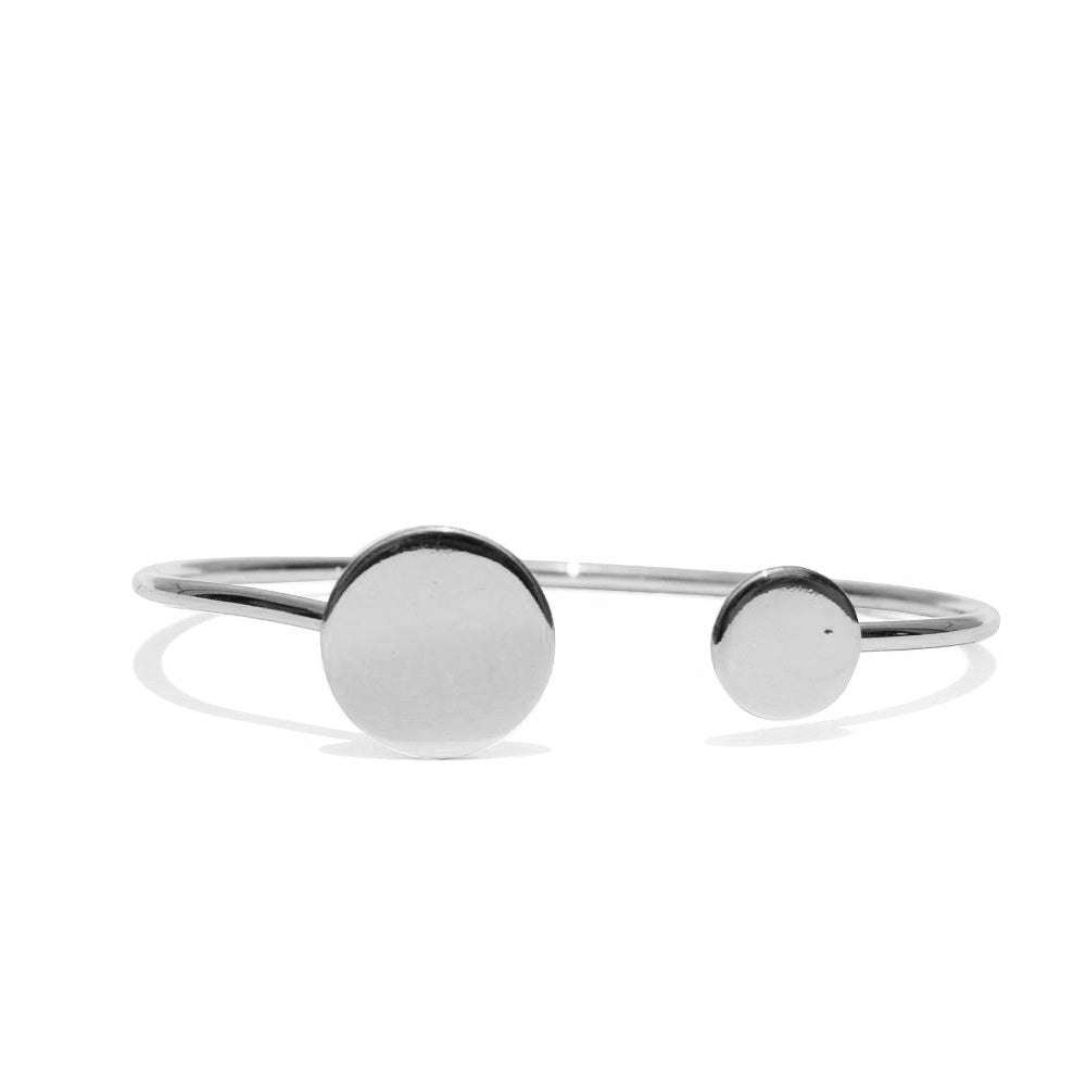 Minimal Dot Silver Bracelet - Joker & Witch