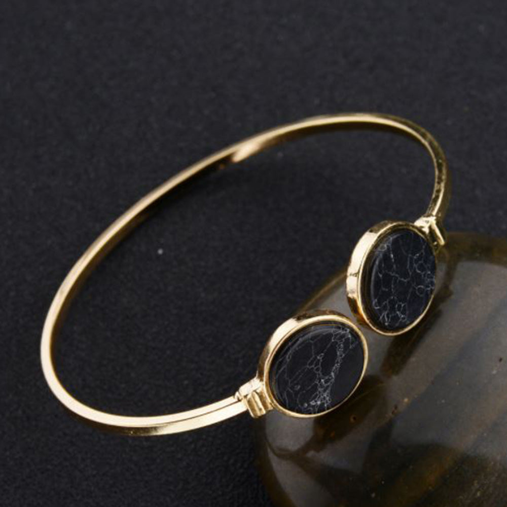 Marble Black Dot Bracelet - Joker & Witch