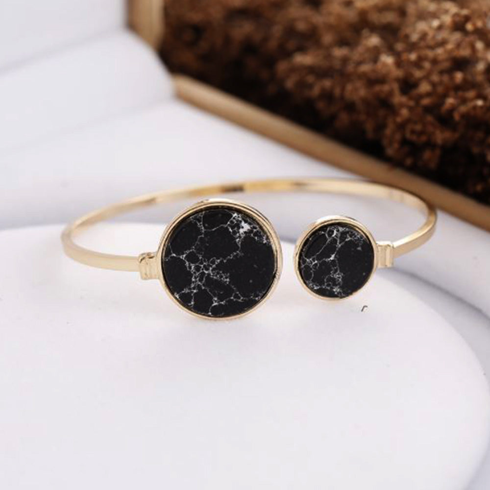 Marble Black Dot Bracelet - Joker & Witch