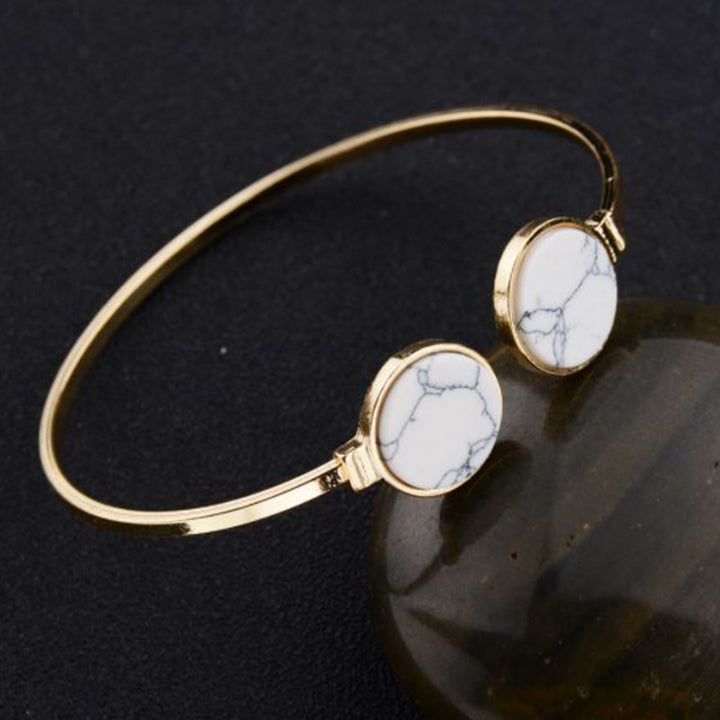 Marble White Dot Bracelet - Joker & Witch