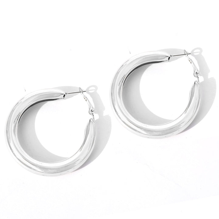 Classic Bold Silver Hoops - Joker & Witch