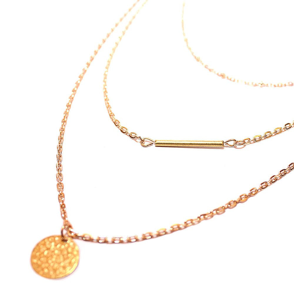 Coin Pendant Necklace - Joker & Witch