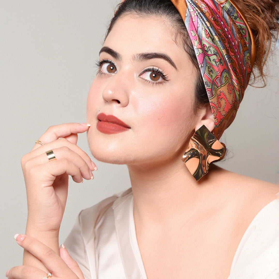 Crumple Party Statement Earrings - Joker & Witch