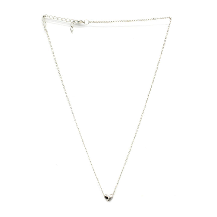 Minimal Heart Silver Pendant - Joker & Witch
