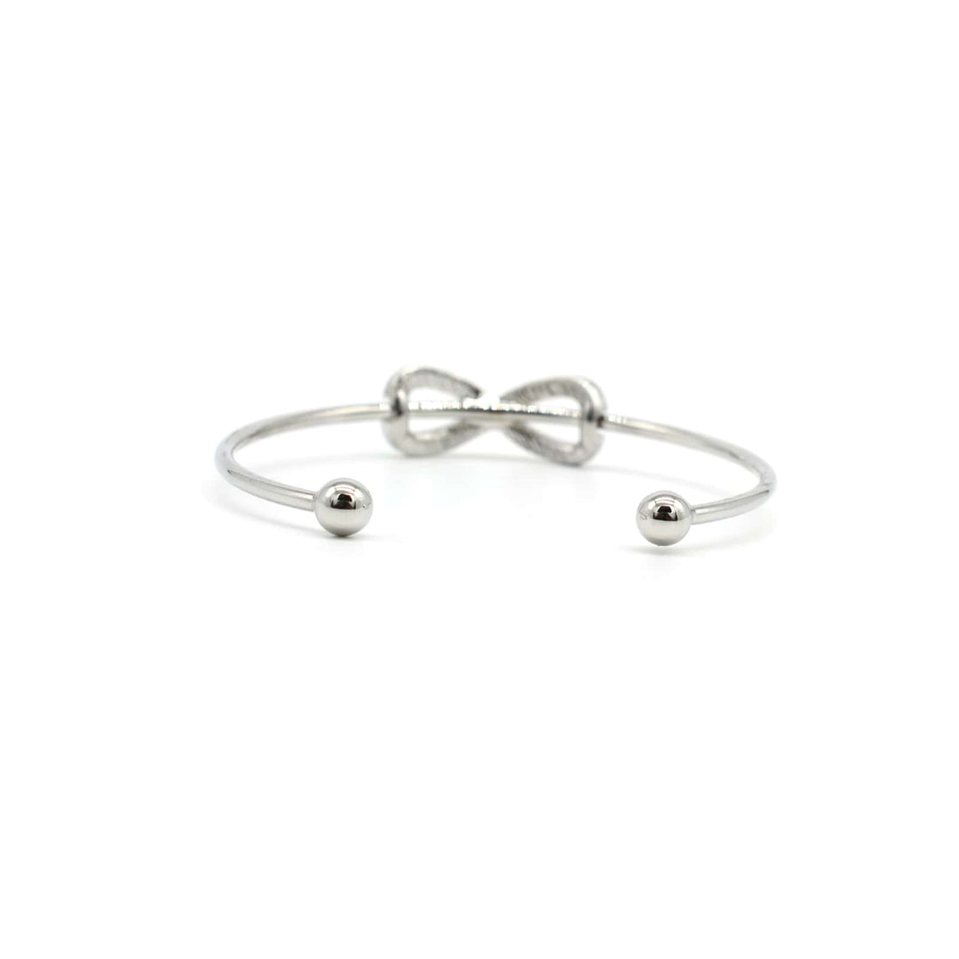 Infinity Open Cuff Silver Bracelet - Joker & Witch
