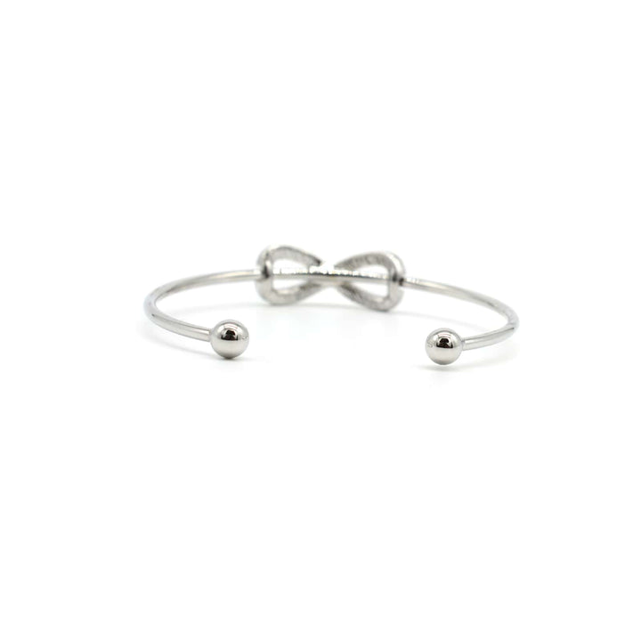 Infinity Open Cuff Silver Bracelet - Joker & Witch