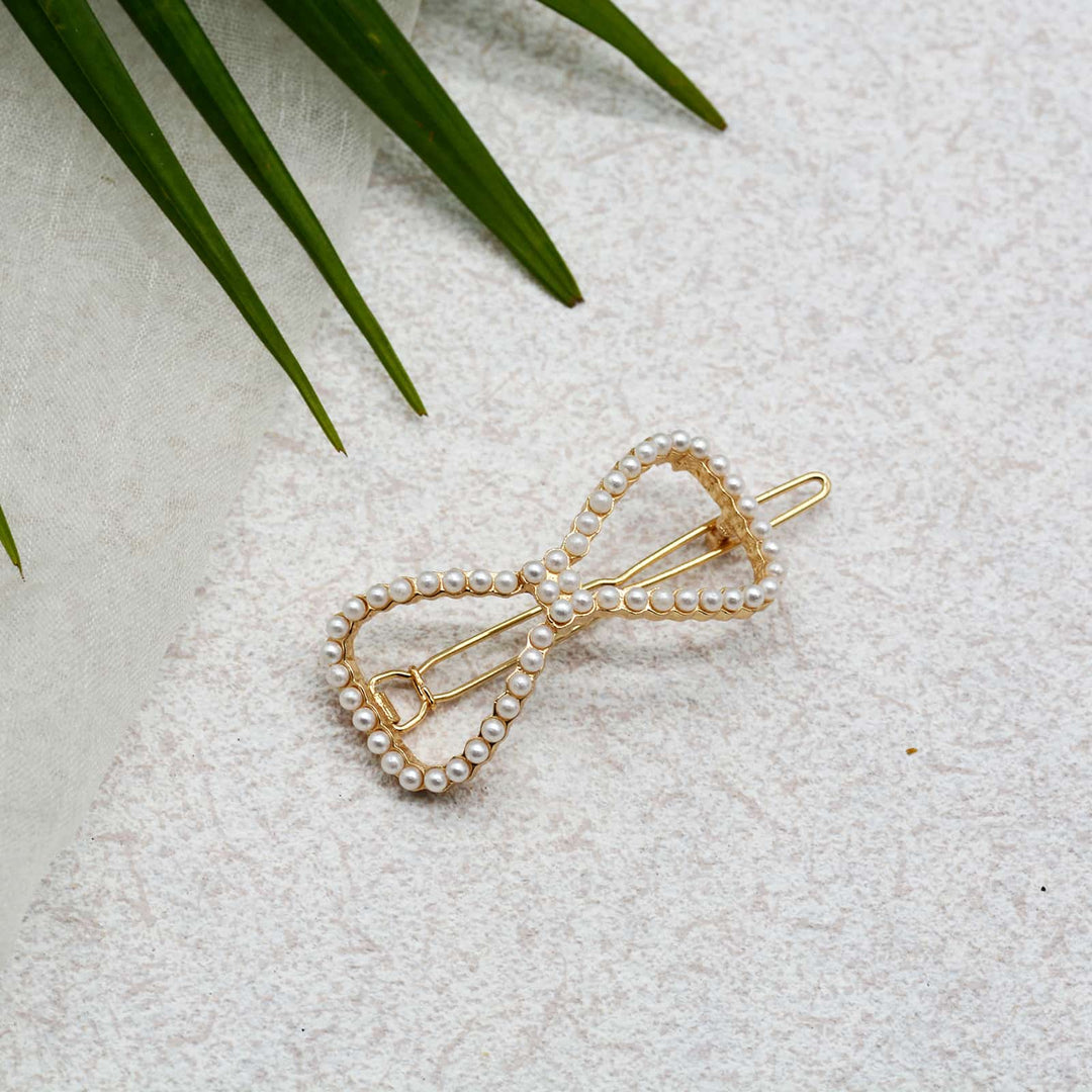 Miya Bow Gold Hairpin - Joker & Witch