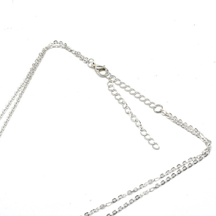 Boston Layered Silver Necklace - Joker & Witch