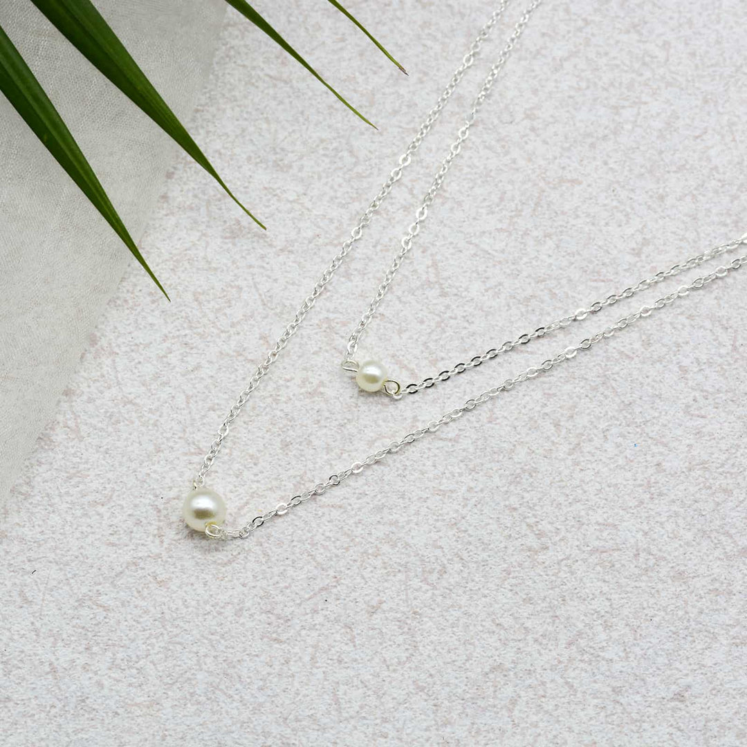 Franklin Silver Pearl Necklace - Joker & Witch