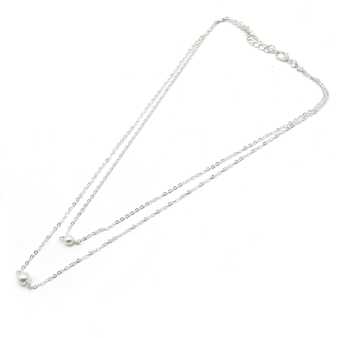 Franklin Silver Pearl Necklace
