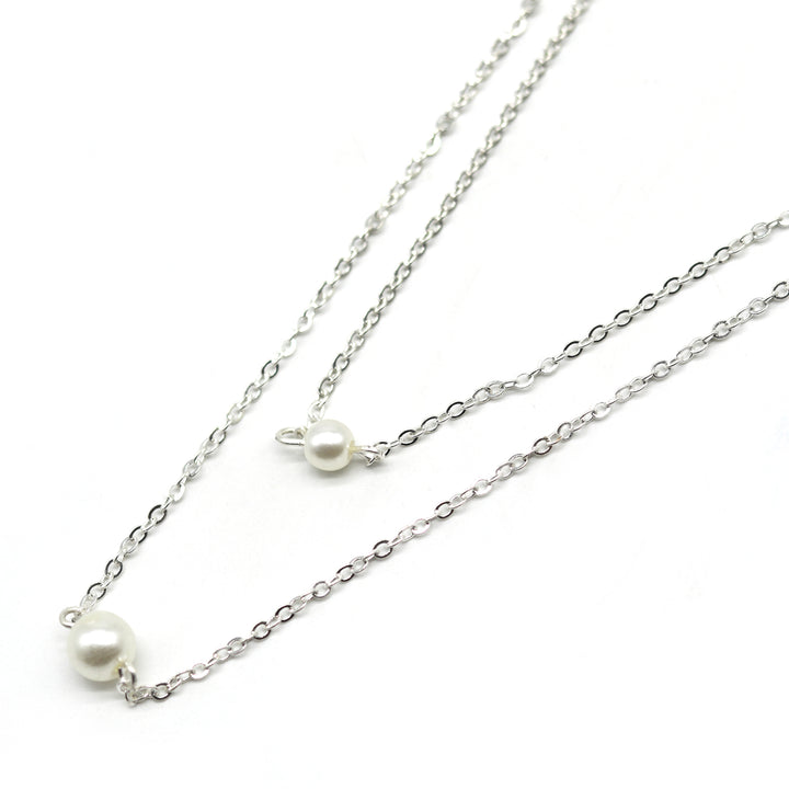 Franklin Silver Pearl Necklace