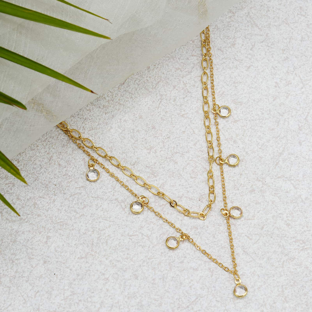 Phoenix Layered Gold Choker - Joker & Witch