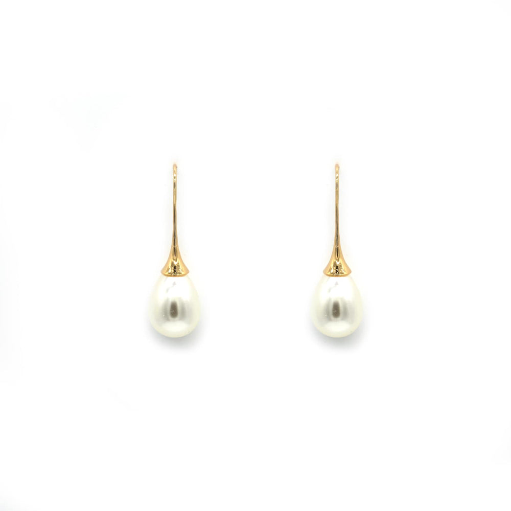 Pearly Gold Earrings - Joker & Witch