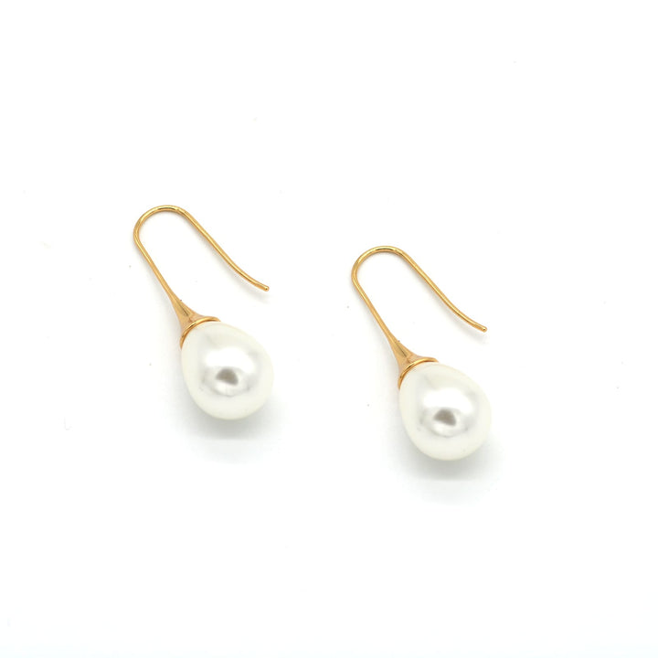 Pearly Gold Earrings - Joker & Witch