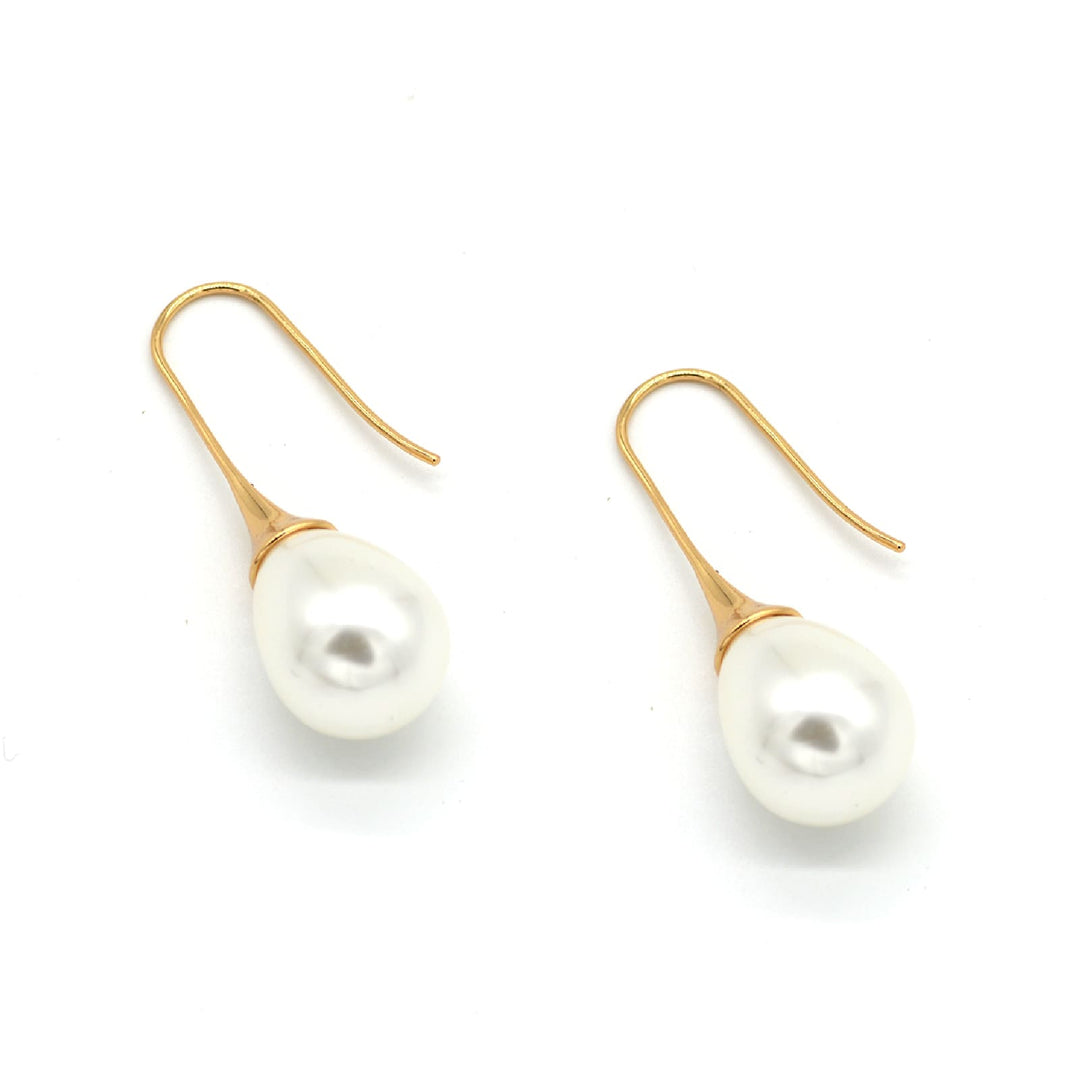 Pearly Gold Earrings - Joker & Witch