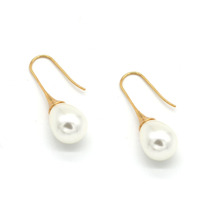 Pearly Gold Earrings - Joker & Witch