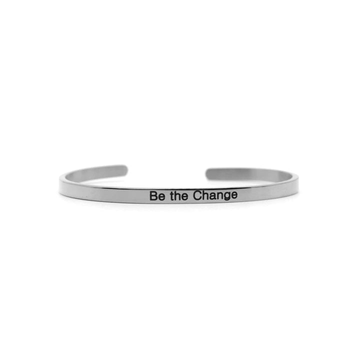 Be The Change Silver Mantra Band - Joker & Witch