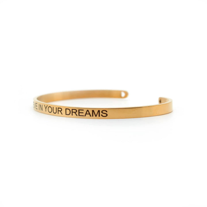 Believe In Your Dreams Rose Gold Mantra Band - Joker & Witch