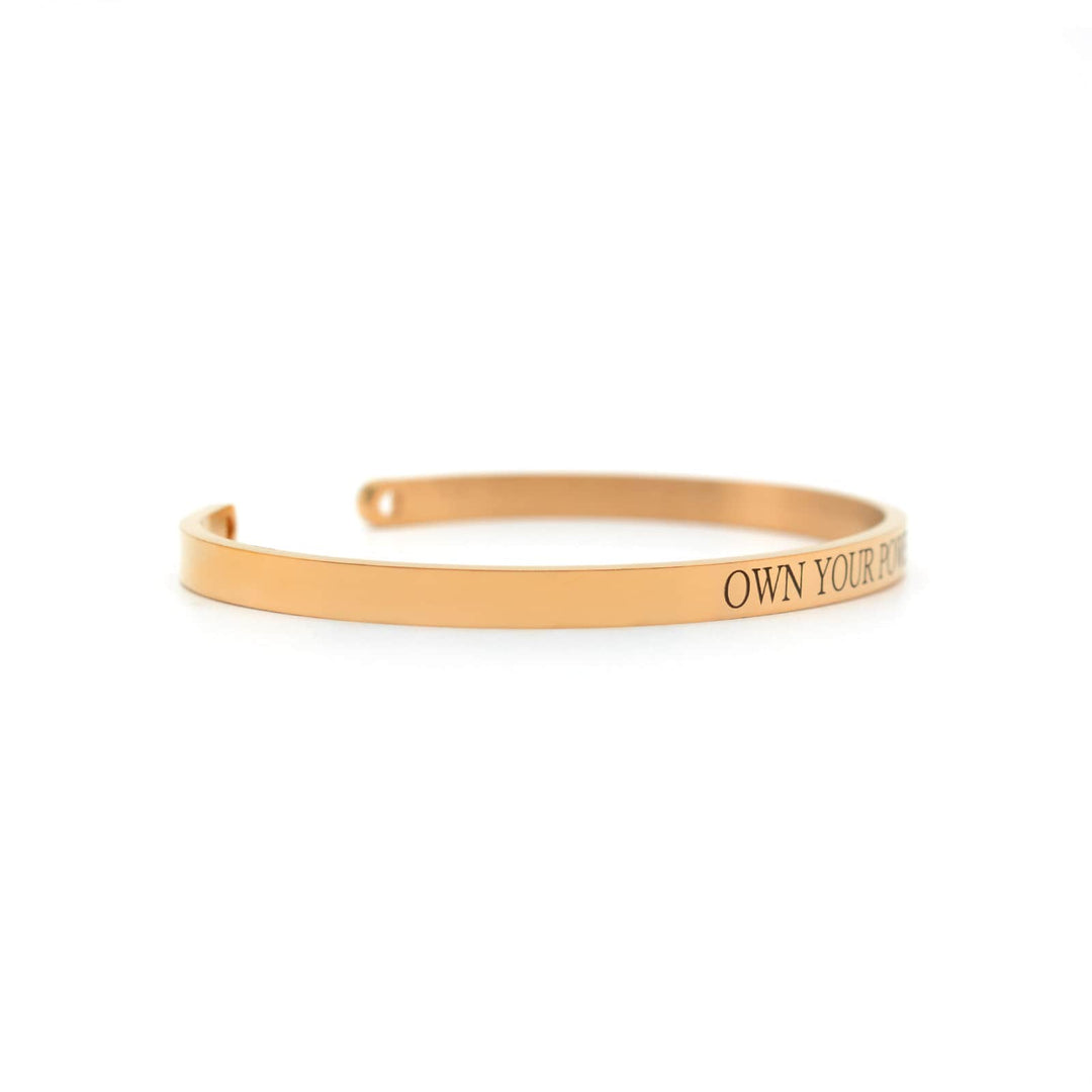 Own Your Power Rose Gold Mantra Band - Joker & Witch