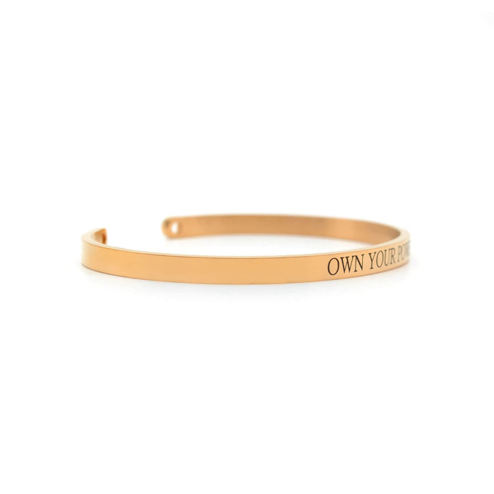 Own Your Power Rose Gold Mantra Band - Joker & Witch