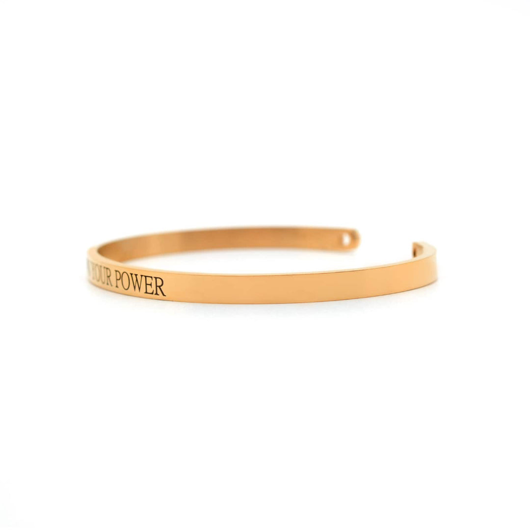 Own Your Power Rose Gold Mantra Band - Joker & Witch