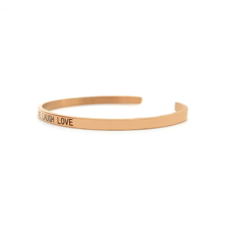 Live Laugh Love Rose Gold Mantra Band - Joker & Witch